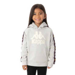 Kids 222 Banda Hurtado 3 Hoodie - Grey Silver