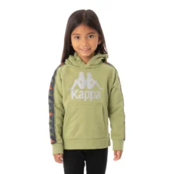 Kids 222 Banda Hurtado 3 Hoodie - Green Salvia