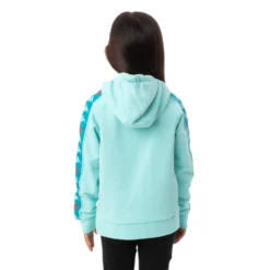 Kids 222 Banda Hurtado 3 Hoodie - Peacock -Kappa 311E1TWY A0Z 3 scaled