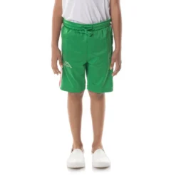 Logo Tape Dasved Shorts - Green