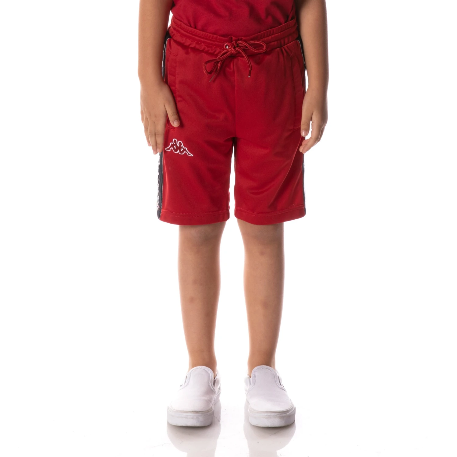 Logo Tape Dasved Shorts - Red 1 Logo Tape Dasved Shorts - Red