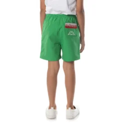 Logo Tape Dolm Shorts - Green -Kappa 311E2DWY A01 4