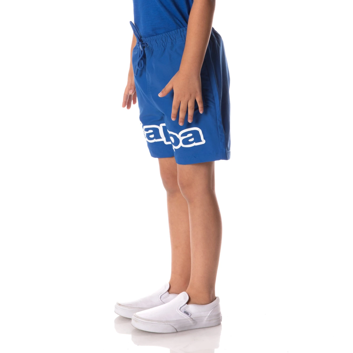 Logo Tape Dolm Shorts - Blue 2 Logo Tape Dolm Shorts - Blue - Image 2