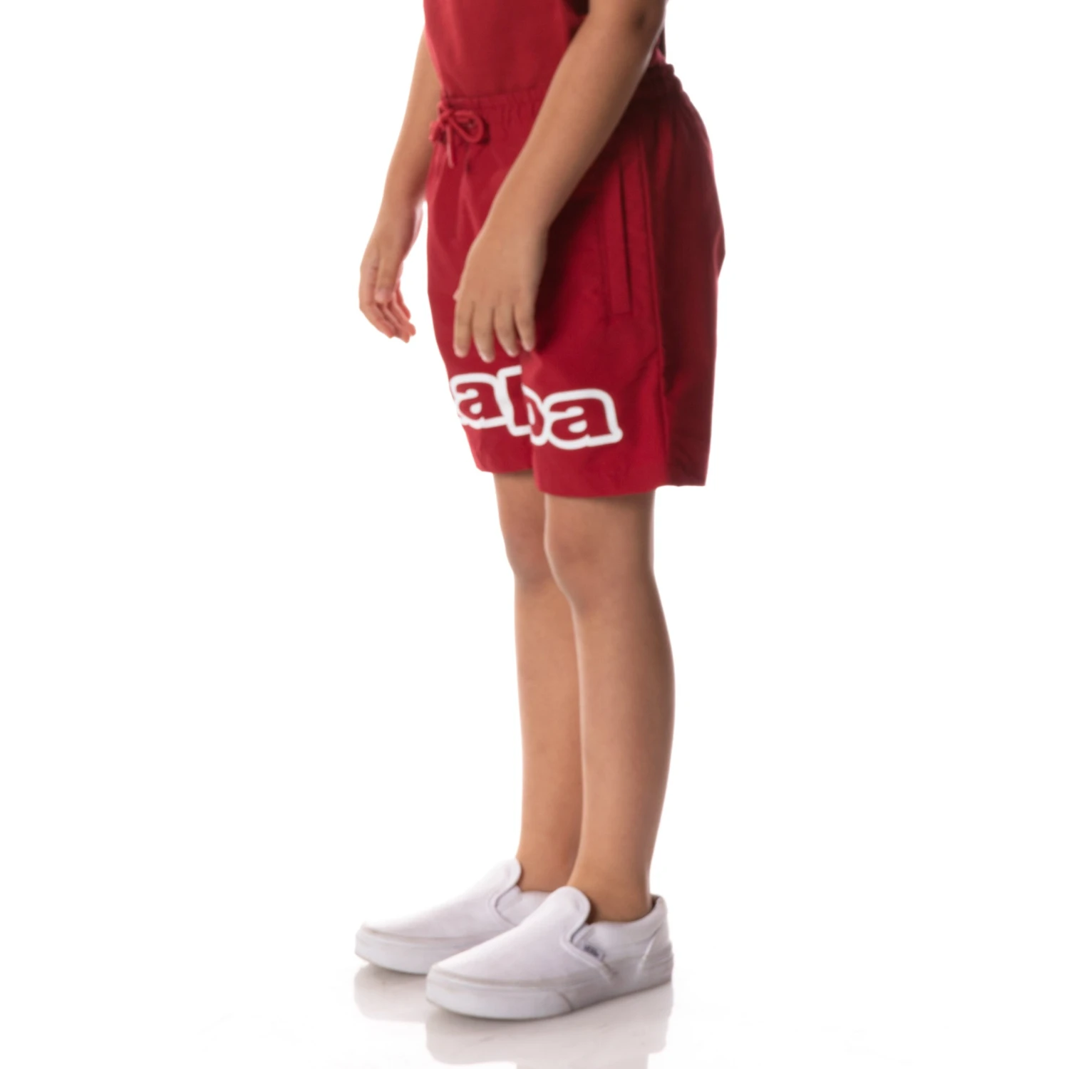 Logo Tape Dolm Shorts - Red 2 Logo Tape Dolm Shorts - Red - Image 2