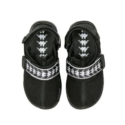 222 Banda Marlam Kids Sandals - Black White 7 222 Banda Marlam Kids Sandals - Black White -Kappa 311E3XWY A04 4