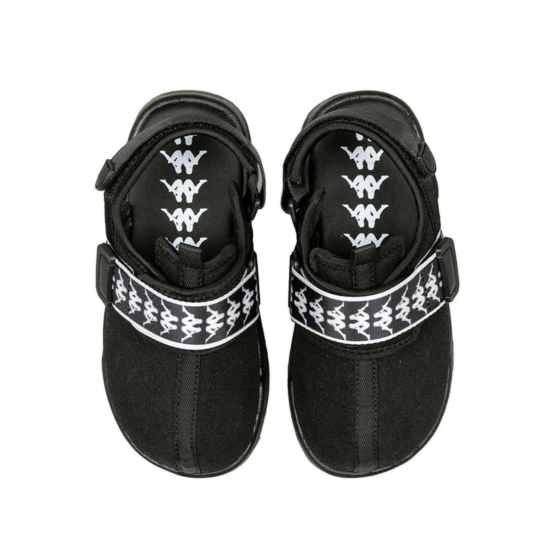 222 Banda Marlam Kids Sandals - Black White 4 222 Banda Marlam Kids Sandals - Black White - Image 4