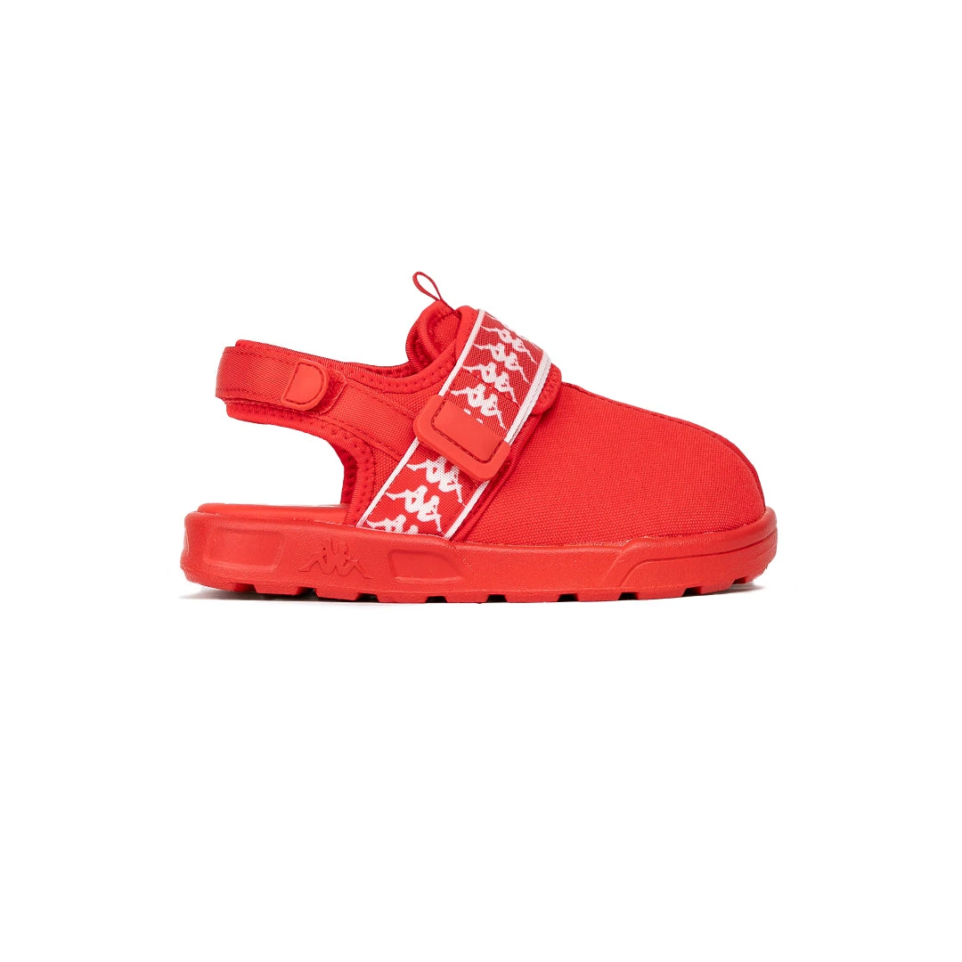 222 Banda Marlam Kids Sandals - Red White 1 222 Banda Marlam Kids Sandals - Red White