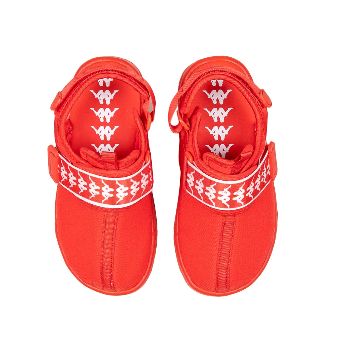 222 Banda Marlam Kids Sandals - Red White 4 222 Banda Marlam Kids Sandals - Red White - Image 4