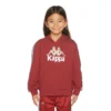Kids 222 Banda Rocket Hoodie - Maroon Turqoise