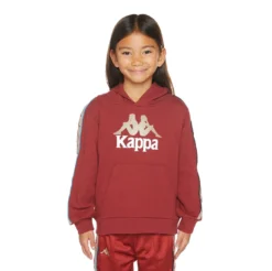 Kids 222 Banda Rocket Hoodie - Maroon Turqoise