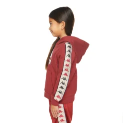 Kids 222 Banda Rocket Hoodie - Maroon Turqoise -Kappa 311T1JWY A08 3