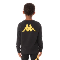 Kids Authentic Emmen Sweatshirt - Black Smoke -Kappa 32173EWY C00 3