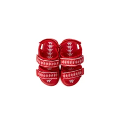 222 Banda Aster 7 Kids Sandals - Red White -Kappa 321E5IWK A04 2 919d275d ccb5 4d16 bdde 9caa0088af95