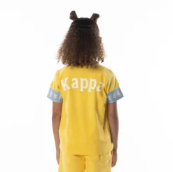 Kids 222 Banda Niji 2 T-Shirt - Yellow Light Blue -Kappa 321E7EWY A03 4