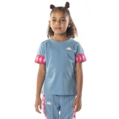 Kids 222 Banda Niji 2 T-Shirt - Light Blue Pink
