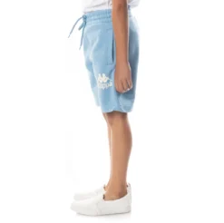 Kids Authentic Uppsala Shorts - Light Blue Sand -Kappa 33154GWY Z1F 3