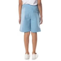 Kids Authentic Uppsala Shorts - Light Blue Sand -Kappa 33154GWY Z1F 4
