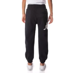 Kids Authentic Coevorden Sweatpants - Black Smoke -Kappa 33167KWY 088 4 scaled