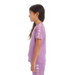 Kids 222 Banda Bendocin T-Shirt - Violet Lavender -Kappa 33178MWY VA2 3