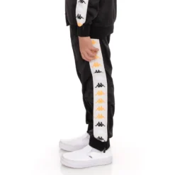 Kids 222 Banda Deky 2 Trackpants - Black Smoke 6 Kids 222 Banda Deky 2 Trackpants - Black Smoke -Kappa 33192SWY A00 3