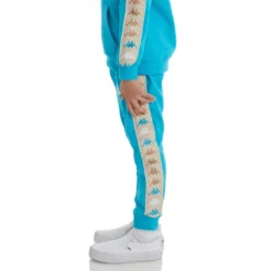 Kids 222 Banda Alanz 3 Sweatpants - Dark Aqua -Kappa 33192UWY A05 3
