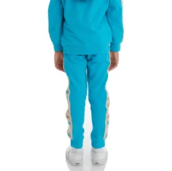 Kids 222 Banda Alanz 3 Sweatpants - Dark Aqua -Kappa 33192UWY A05 4