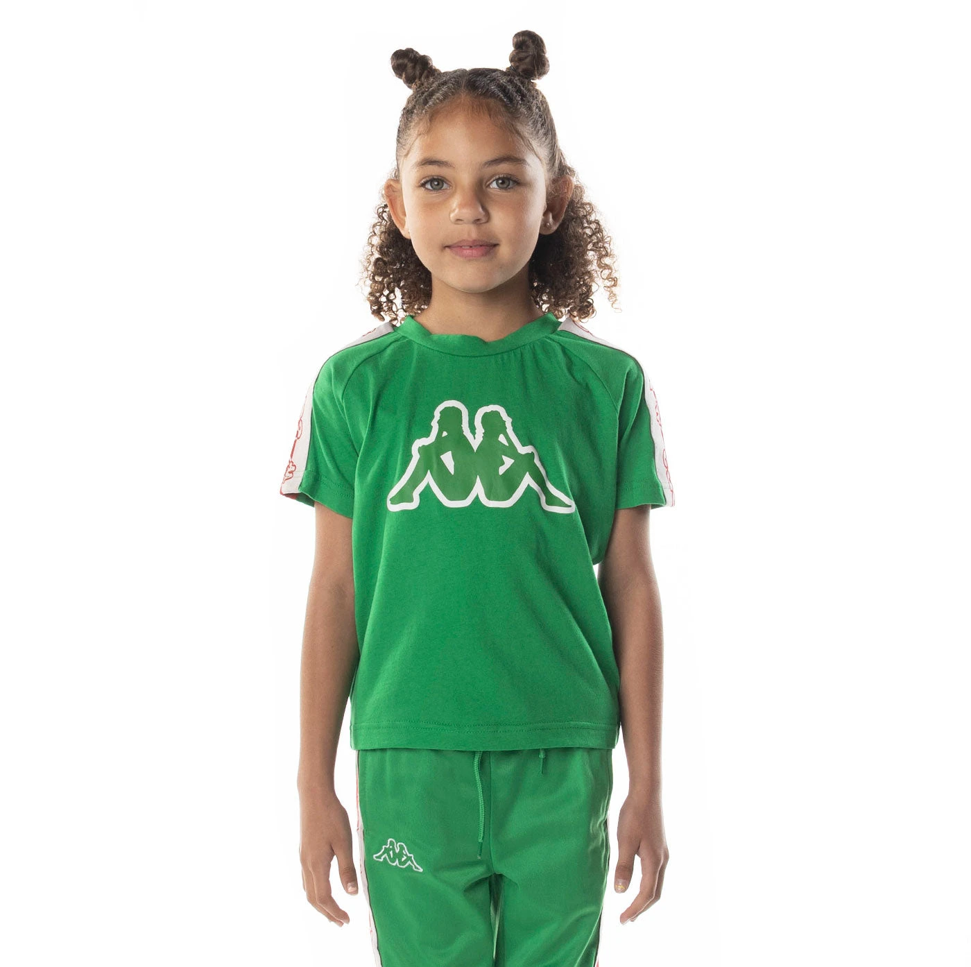 Logo Tape Davirec T-Shirt - Green 1 Logo Tape Davirec T-Shirt - Green
