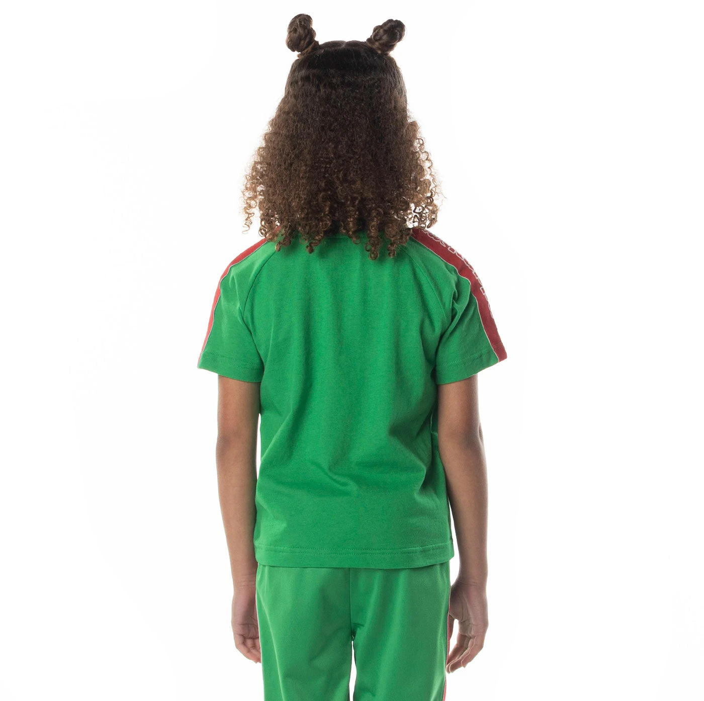 Logo Tape Davirec T-Shirt - Green 4 Logo Tape Davirec T-Shirt - Green - Image 4