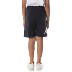 Kids Authentic Sangone Shorts - Black Smoke -Kappa 34157FWY C01 4