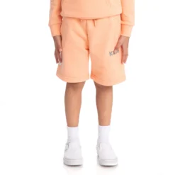 Kids Authentic Sangone Shorts - Peach