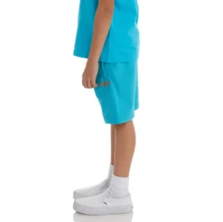 Kids Authentic Sangone Shorts - Dark Aqua -Kappa 34157FWY C07 3