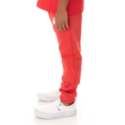 Kids Authentic Love Katowice Sweatpants - Red -Kappa 34164EWY A08 2