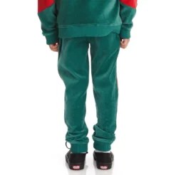 Kids Logo Ayo Sweatpants - Dark Green -Kappa 34187IWY A4P 4