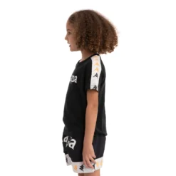 Kids 222 Banda Deto 2 T-Shirt - Black Smoke -Kappa 34198GWY A00 3 scaled
