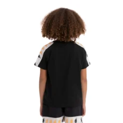 Kids 222 Banda Deto 2 T-Shirt - Black Smoke -Kappa 34198GWY A00 4 scaled
