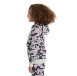 Kids Authentic Picadilly Hoodie - Navy Violet -Kappa 34198QWY MA8 3