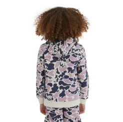 Kids Authentic Picadilly Hoodie - Navy Violet -Kappa 34198QWY MA8 4
