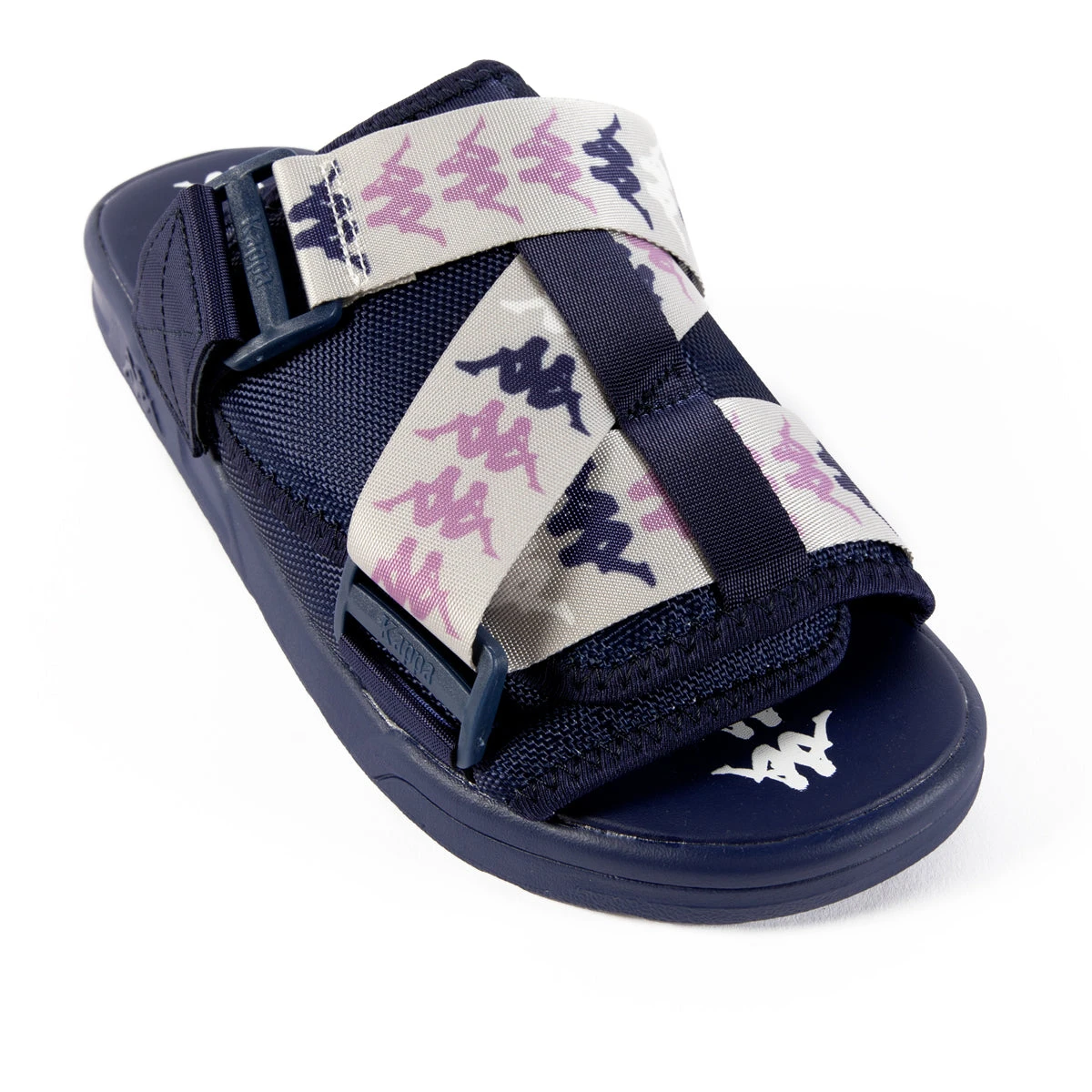 222 Banda Mitel 8 Sandals - Navy Lavender 2 222 Banda Mitel 8 Sandals - Navy Lavender - Image 2