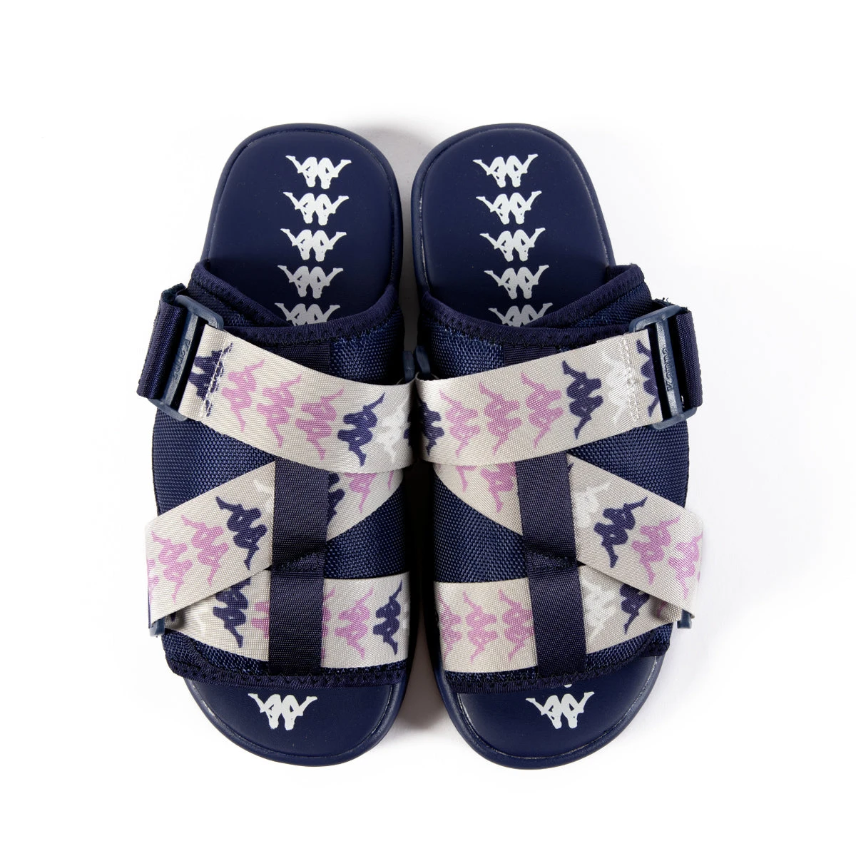222 Banda Mitel 8 Sandals - Navy Lavender 4 222 Banda Mitel 8 Sandals - Navy Lavender - Image 4