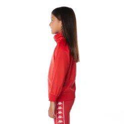 Kids Authentic Angost Track Jackets - Red -Kappa 341B5GWY 759 3