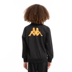 Kids Authentic Angost Track Jackets - Black Smoke 7 Kids Authentic Angost Track Jackets - Black Smoke -Kappa 341B5GWY A0A 4 scaled