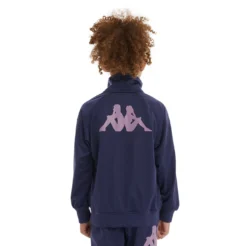 Kids Authentic Angost Track Jackets - Navy 7 Kids Authentic Angost Track Jackets - Navy -Kappa 341B5GWY A0B 4