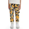 Kids Authentic Pakot Sweatpants - Black Smoke Light Orange