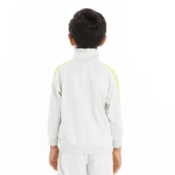 Kids 222 Banda Anniston Track Jacket - Grey Vapor -Kappa 3502050Y A0U 3