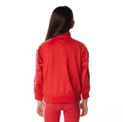 Kids 222 Banda Anniston Track Jacket - Red White -Kappa 3502050Y C5A 4