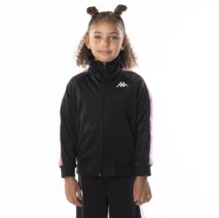 Kids 222 Banda Anniston Track Jacket - Black Smoke Violet