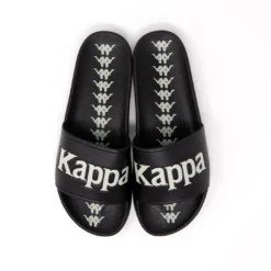 222 Banda Adam 17 Slides - Black Sand -Kappa 351559W A0Y 3 1