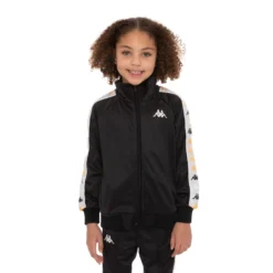 Kids 222 Banda Dullo 2 Track Jacket - Black Smoke