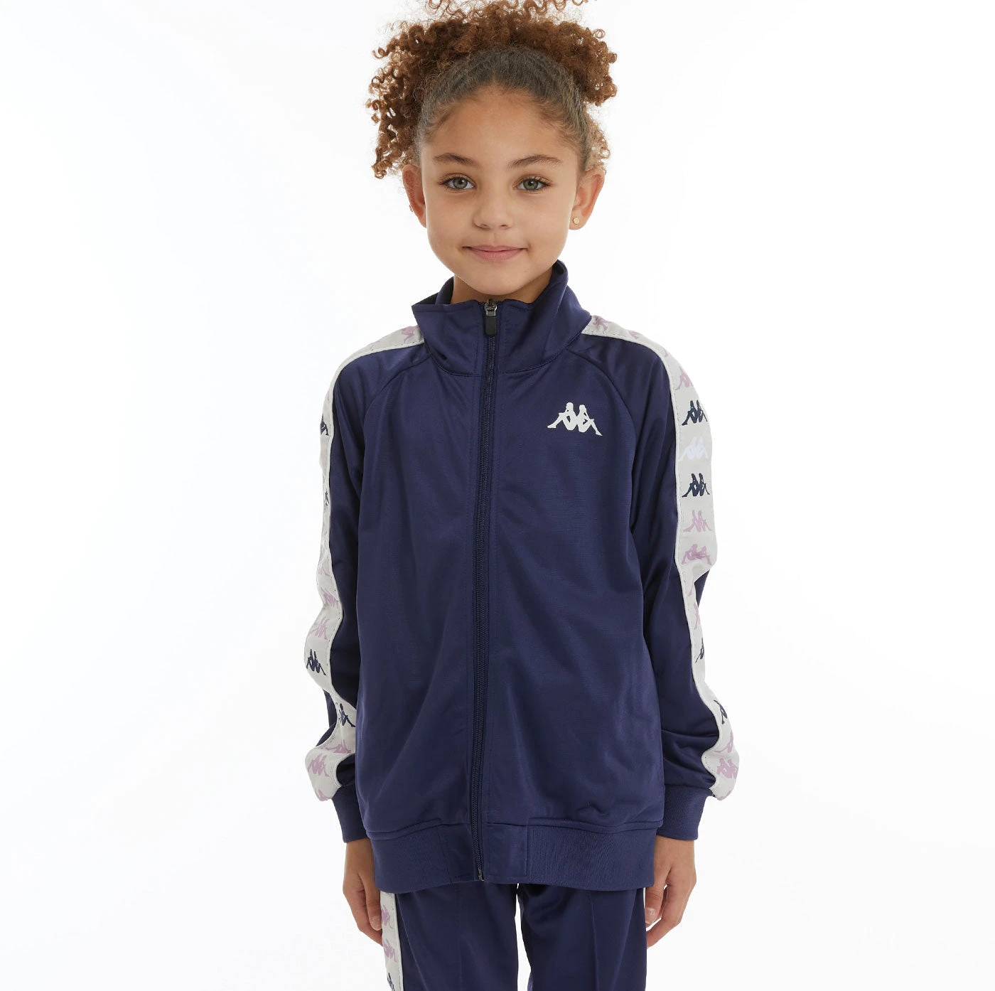 Kids 222 Banda Dullo 2 Track Jacket - Navy 1 Kids 222 Banda Dullo 2 Track Jacket - Navy