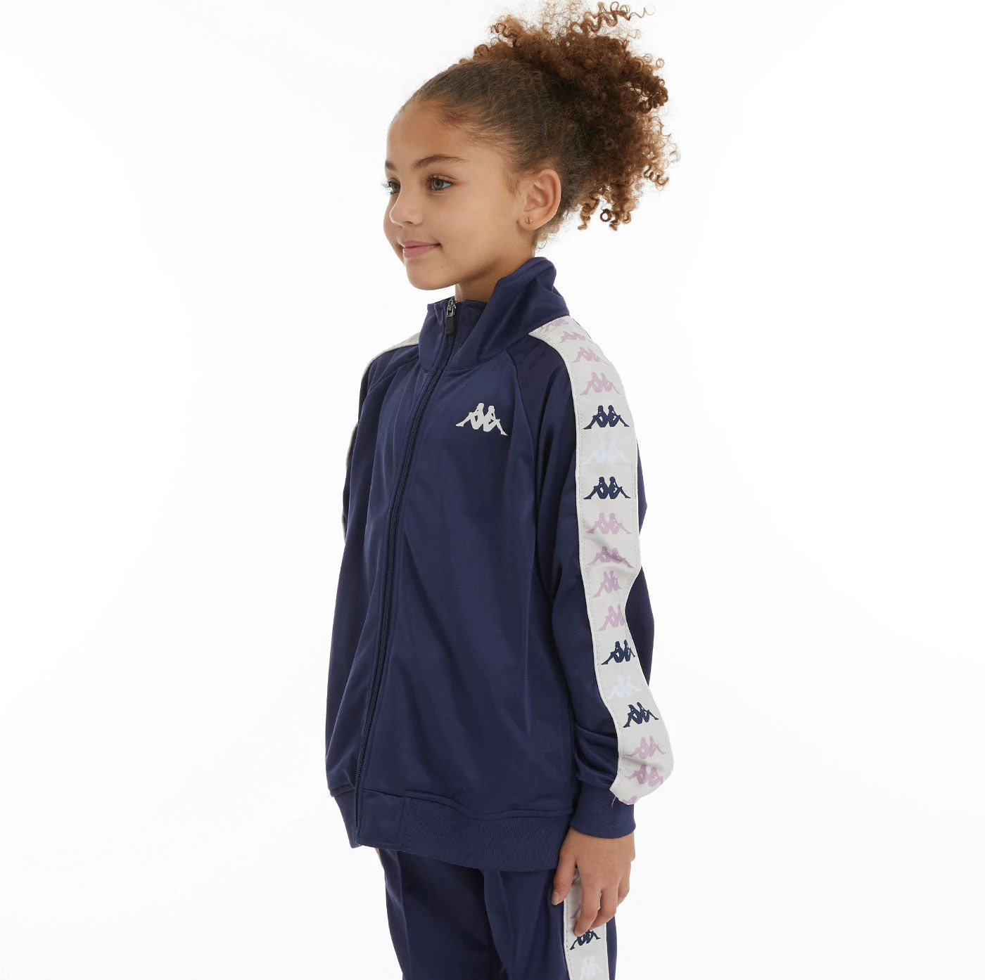 Kids 222 Banda Dullo 2 Track Jacket - Navy 2 Kids 222 Banda Dullo 2 Track Jacket - Navy - Image 2